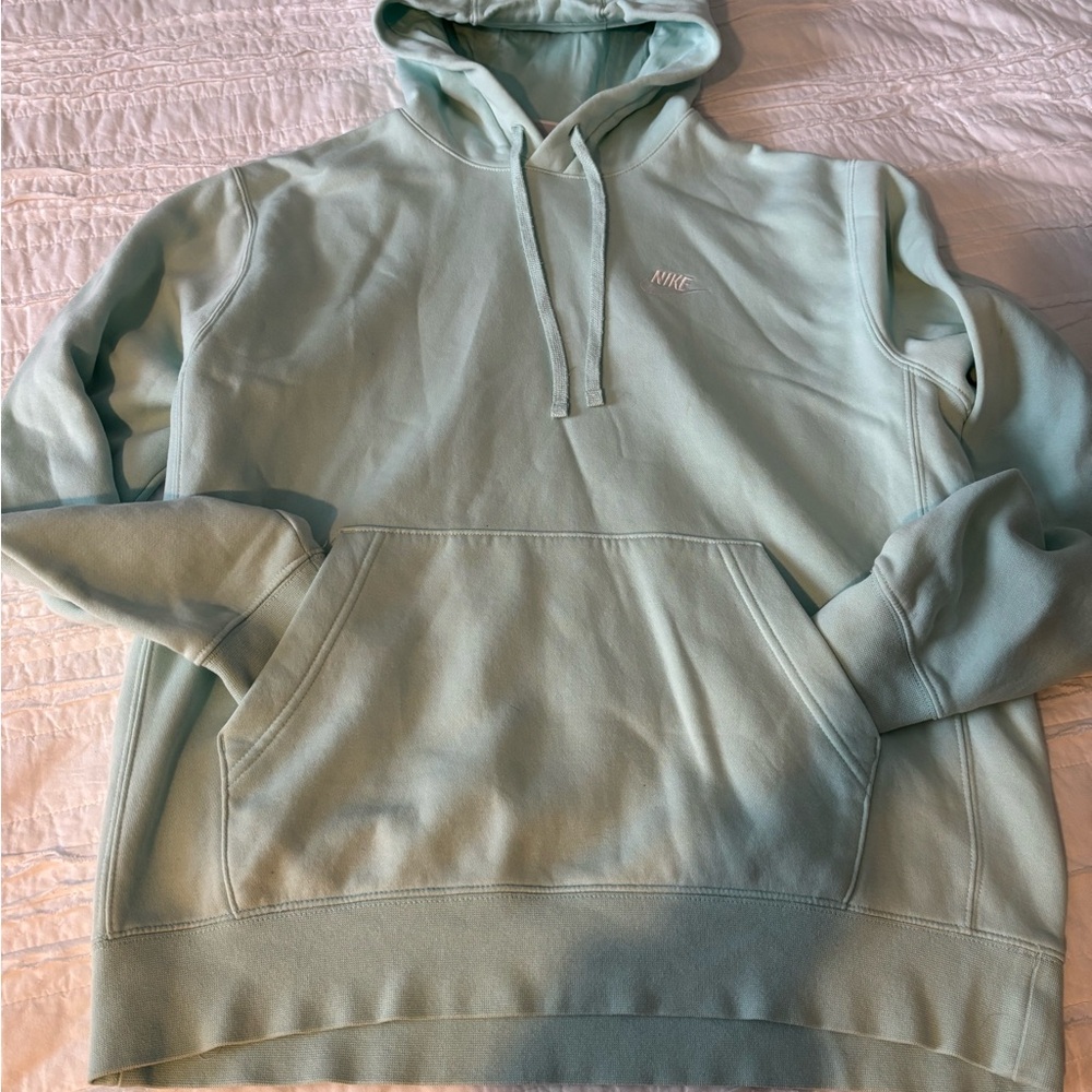 Nike Men's Light Green Hoodie